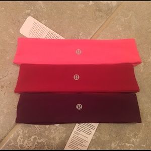 NWT lululemon 3 Headband Set